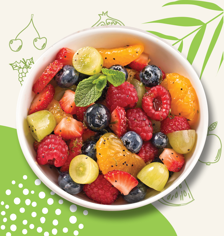 Salade de fruits du moment mix