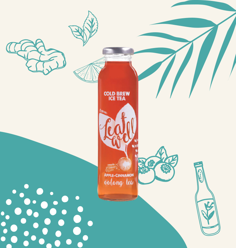 Leafwell Pomme Bio Thé infusé à froid