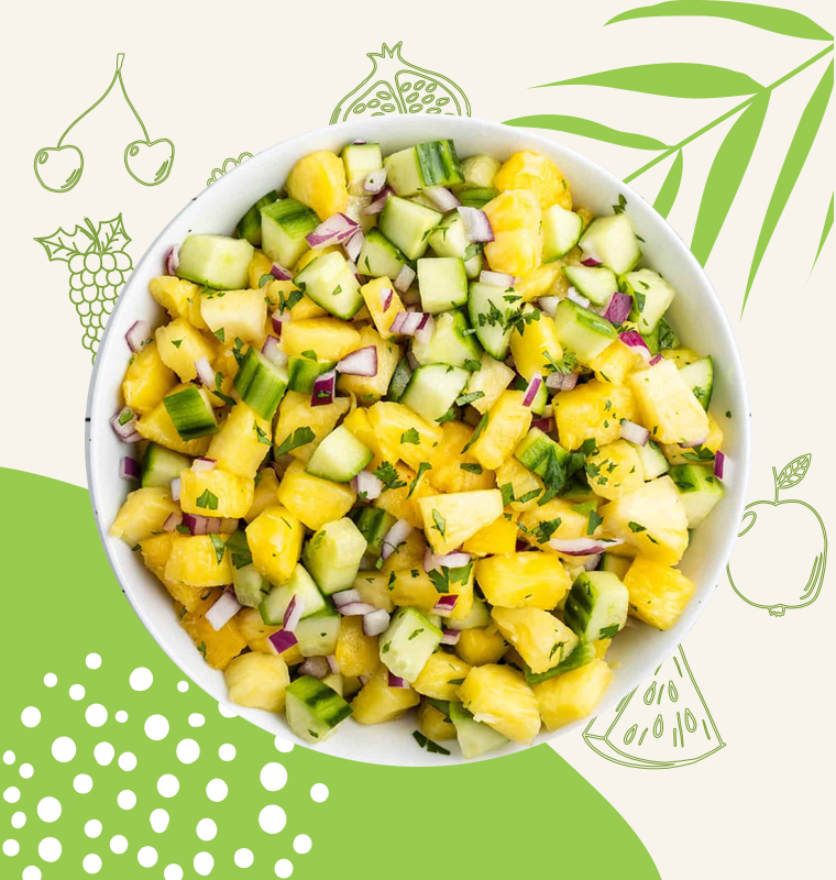 Salade d’ananas