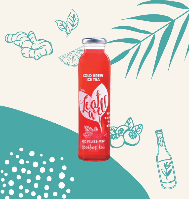 Leafwell Fruits rouges Bio Thé infusé à froid